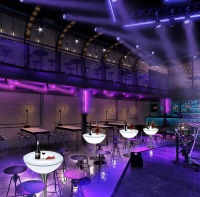 Комплект светящейся мебели Стол+2 стула V4