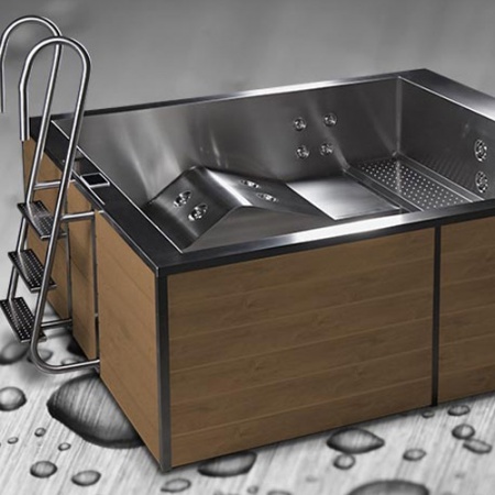 Спа бассейн из нержавеющей стали Wellis Volcano Спа бассейн из нержавеющей стали Wellis Volcano